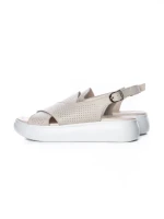 Sandale Dama din piele naturala K248-1 CREAM | FORMAZIONE