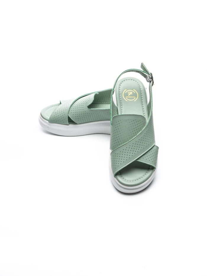 Sandale Dama din piele naturala K248-1 GREEN | FORMAZIONE