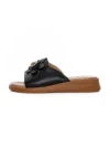 Papuci Dama din piele naturala 26638 BLACK | FORMAZIONE
