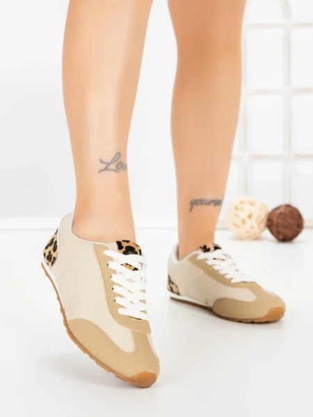Pantofi Sport Dama L-557 KHAKI | CINK ME