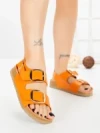 Sandale Dama cu Talpa Joasa LH775 ORANGE | CINK ME