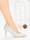 Pantofi Stiletto 698 SILVER | VIVIRICH