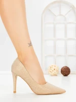 Pantofi Stiletto 66-1 GOLD | VIVIRICH