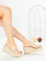 Papuci Dama cu Platforma 1-820 NUDE | VIVIRICH
