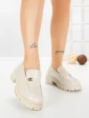 Pantofi Casual Dama 8808 BEIGE | L.DAY