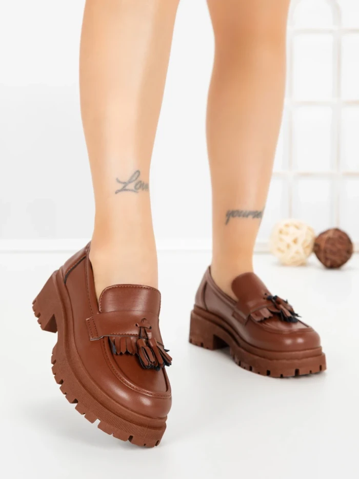 Pantofi Casual Dama 8809 CAMEL | L.DAY