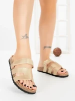 Papuci Dama cu Talpa Joasa SY1107 GOLD | ABLOOM