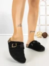 Papuci Dama cu Talpa Joasa 5LE36 BLACK | MEI