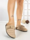 Papuci Dama cu Talpa Joasa 5LE36 KHAKI | MEI