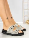 Papuci Dama cu Talpa Joasa 5LE106 WHITE | MEI