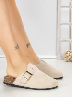 Papuci Dama cu Talpa Joasa 5LE37 BEIGE | MEI