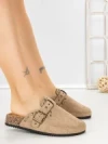 Papuci Dama cu Talpa Joasa 5LE108 KHAKI | MEI