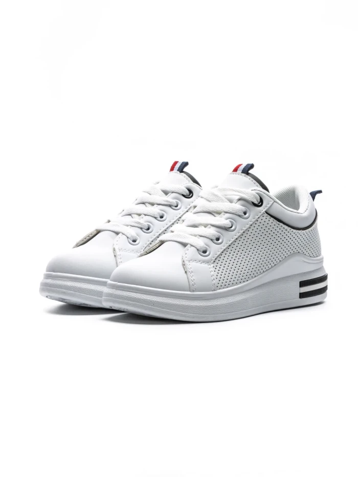 Pantofi Sport Fete C900 WHITE-BLACK | GALLEVANI