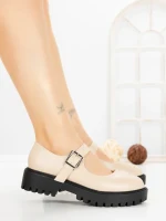 Pantofi Casual Dama 77-573 BEIGE | CM