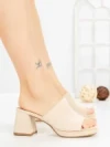 Papuci Dama cu Toc JM170F BEZI | ANNALISE