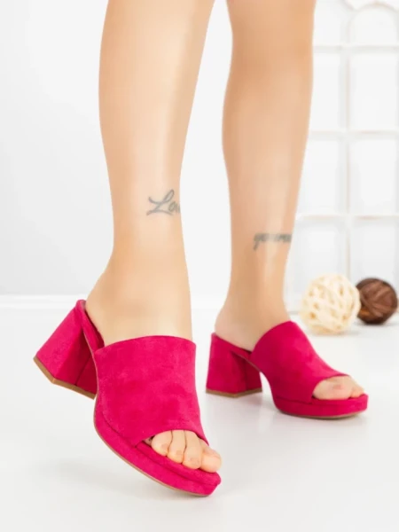 Papuci Dama cu Toc JM170F FUCHSIA | ANNALISE