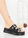 Papuci Dama cu Talpa Joasa 98-150 BLACK | VIVIRICH