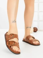 Papuci Dama cu Talpa Joasa 1-829 CAMEL | VIVIRICH