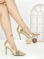 Pantofi Stiletto P-1391 GOLD | STEPHAN