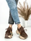 Pantofi Sport Dama cu Platforma 6581-1 BROWN | MEI
