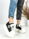 Pantofi Sport Dama din piele naturala 1561-1 BLACK | PANTOFUL