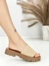 Papuci Dama cu Talpa Joasa TH-12 BEIGE | STEPHAN