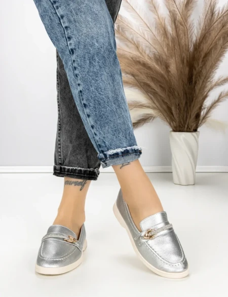 Pantofi Casual Dama EE-23 SILVER | EMAS