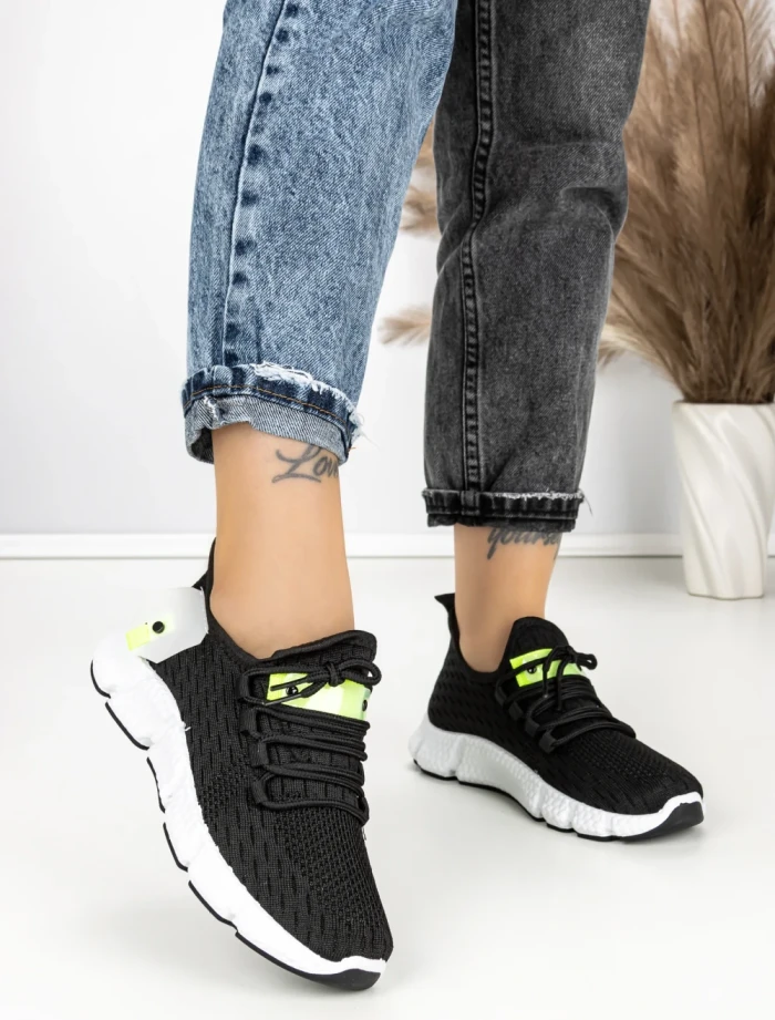 Pantofi Sport Dama E47 BLACK | EMAS