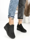 Pantofi Sport Dama cu Platforma R-276 ALL BLACK | EMAS