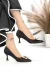 Pantofi Stiletto 588-209 BLACK | CHERIE