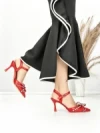 Pantofi Stiletto BE-672 RED | BEUE SHOES