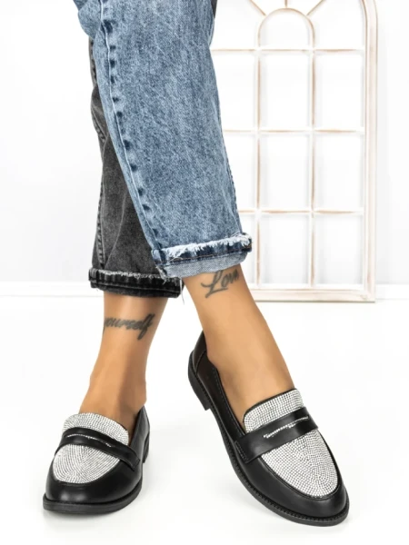 Pantofi Casual Dama HS8336-1 BLACK | ABLOOM