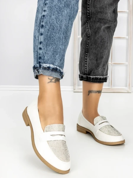 Pantofi Casual Dama HS8336-1 WHITE | ABLOOM