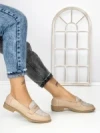 Pantofi Casual Dama HS8336-1 KHAKI | ABLOOM