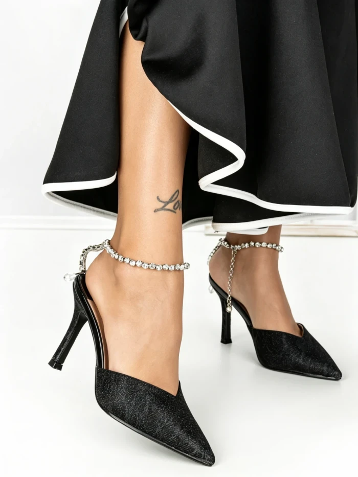 Pantofi Stiletto K712 BLACK | ABLOOM