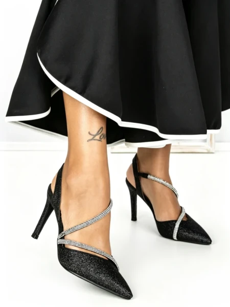 Pantofi Stiletto K702 BLACK | ABLOOM