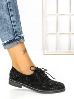 Pantofi Casual Dama JN-669 BLACK | ABLOOM