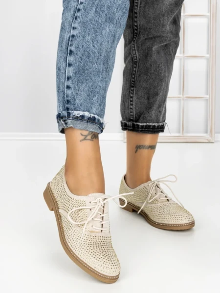 Pantofi Casual Dama JN-669 BEIGE | ABLOOM