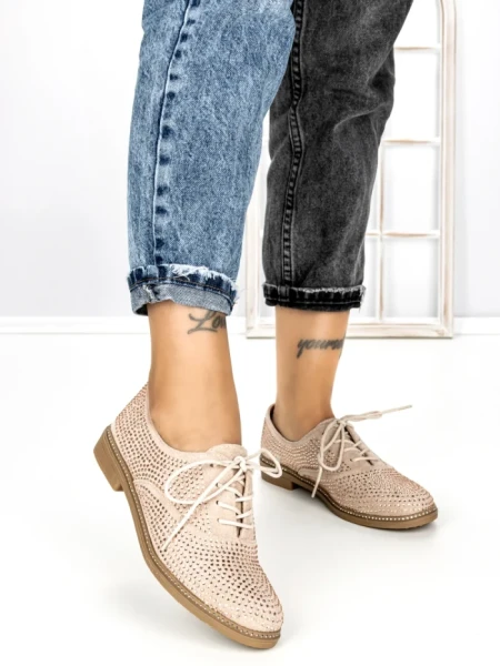 Pantofi Casual Dama JN-669 NUDE | ABLOOM