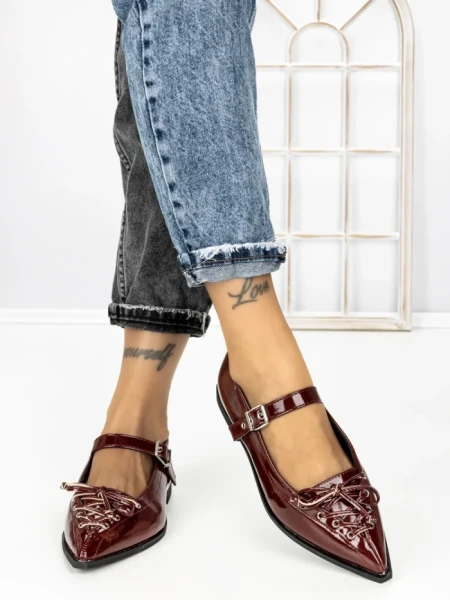 Balerini Dama 8344 BURGUNDY | CM