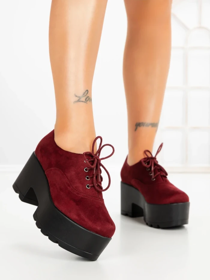 Pantofi Casual Dama 8651B BURDEOS | STEPS HIGHER