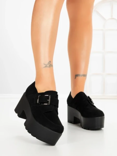 Pantofi Casual Dama 8652N NEGRO | STEPS HIGHER