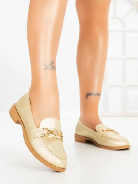Pantofi Casual Dama EE-26 GOLD | EMAS