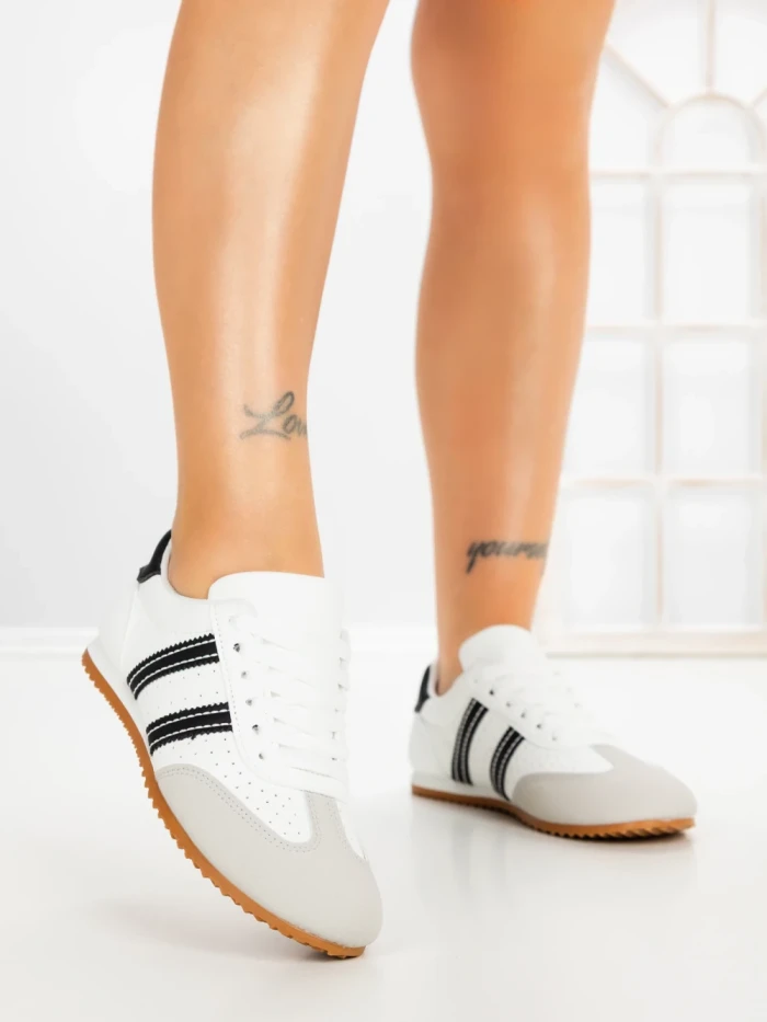 Sneakers Dama XX-71 WHITE-BLACK | EMAS