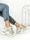 Pantofi Sport Dama cu Platforma 3616 YELLOW | MEI