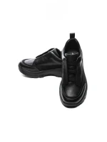 Pantofi Sport Barbati din piele naturala 6718 BLACK | ADVANCER