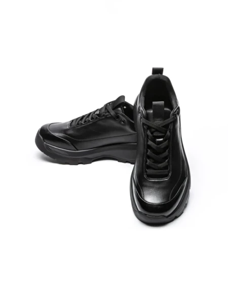 Pantofi Sport Barbati din piele naturala 6700 BLACK | ADVANCER