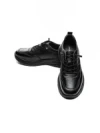 Pantofi Sport Barbati din piele naturala 82080 BLACK | ADVANCER
