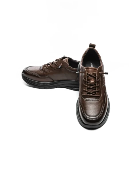 Pantofi Sport Barbati din piele naturala 82080 BROWN | ADVANCER