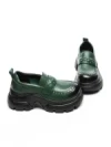 Pantofi Casual Dama din piele naturala 3215 GREEN | ADVANCER